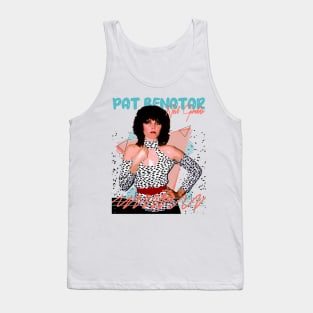 Retro Pat Benatar Fan Art Design Tank Top